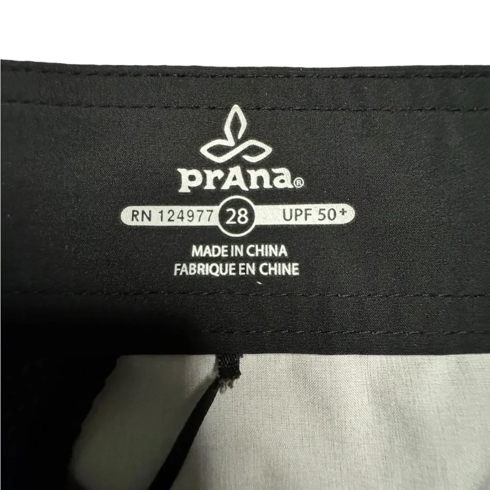 Prana Men's High Seas Boardshort Granite Big Island Shorts Swim Trunks Size 28